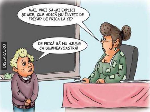 De ce nu ai invatat?