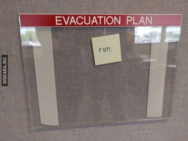 Evacuation plan