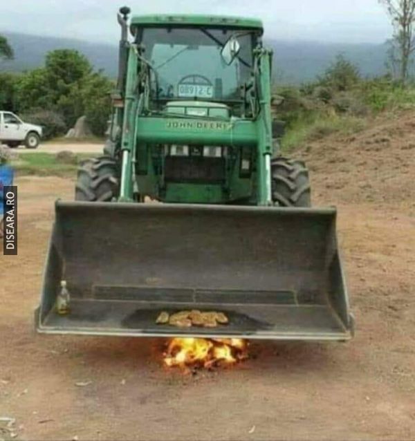 La un grătar