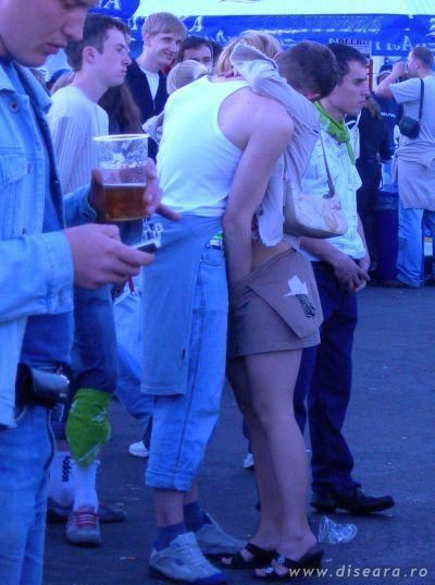 At the beer festival