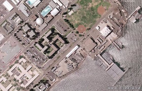 Navy SEAL training place in San Diego, USA (Google Earth: 32°40'33.90"N with 117°09'28.5"W) - shaped like Nazi Swastika