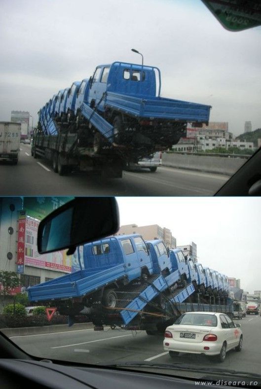 Transport de masini in China