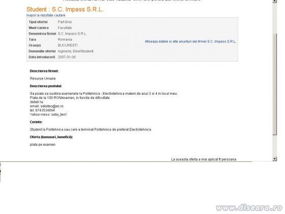 Job-urile din ziua de azi
