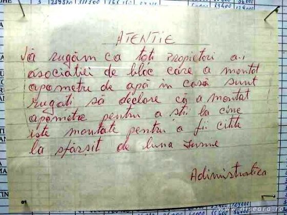 Misterious message