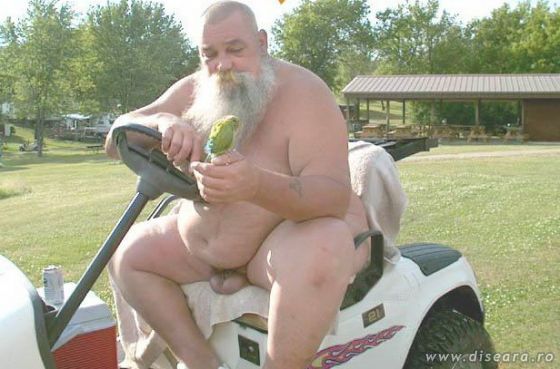 This is Santa Claus in the summer at 40 degrees Celsius