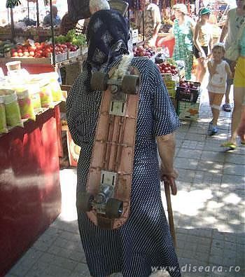 He came on it at the marketplace