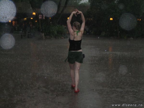Dancing in the rain...
