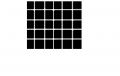 White dots. Black dots.