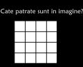 Cate patrate sunt in imagine ?