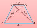 Segmentele diagonalelor unui trapez