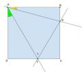 Square with troubles.