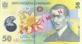 Bancnota de 50 de lei si numarul 137