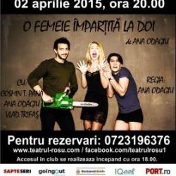 O femeie împărţită la doi